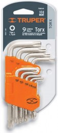 Juego de 9 llaves torx Truper6